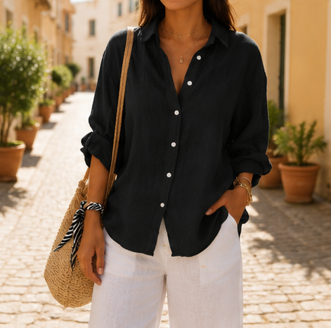 Chemise en lin pour femme