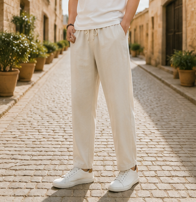 Pantalon en lin pour homme