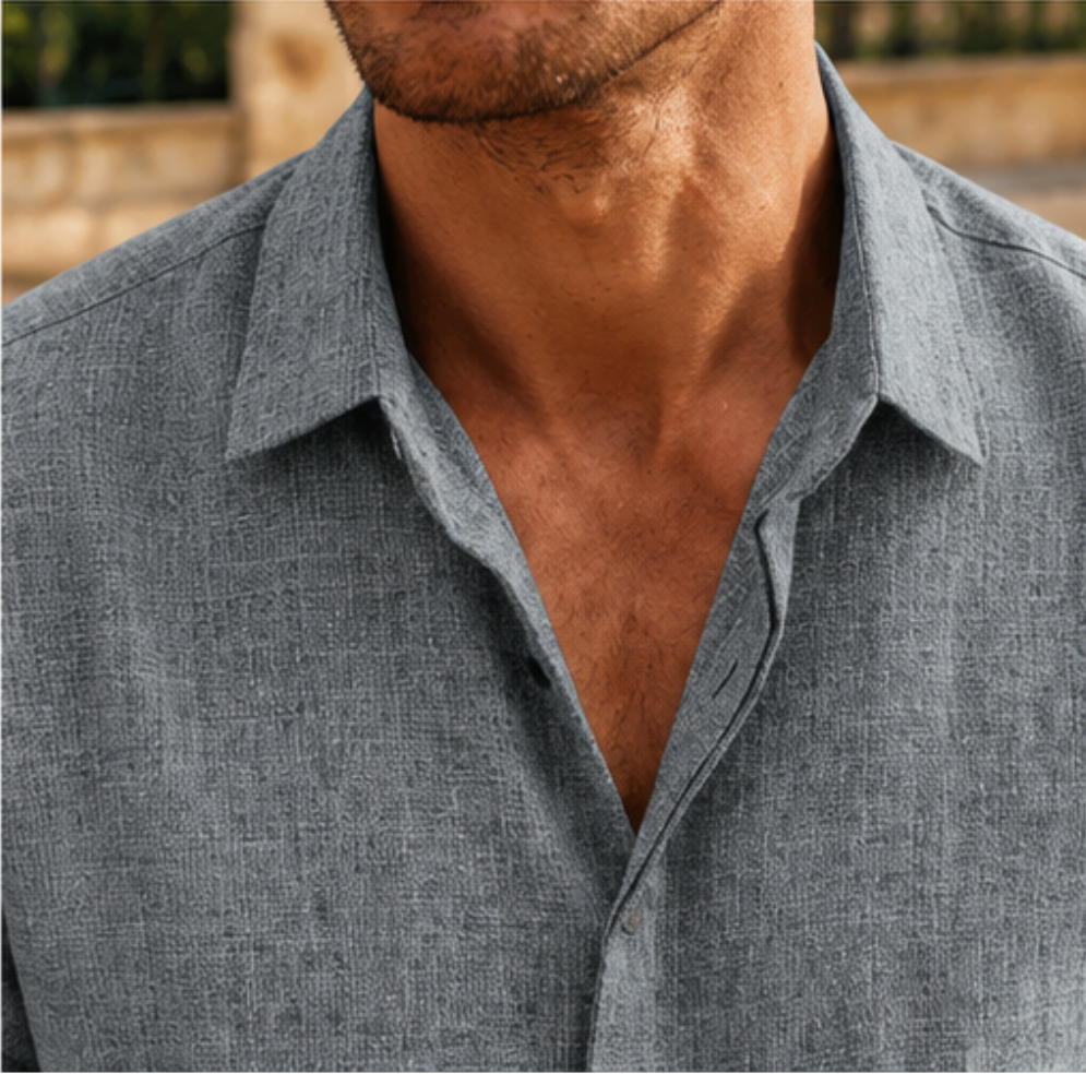 Chemise en lin pour homme