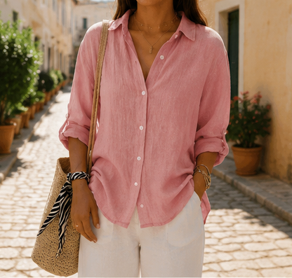 Chemise en lin pour femme