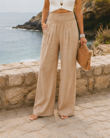 Pantalon en lin pour femme
