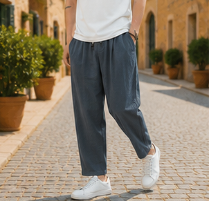 Pantalon en lin pour homme