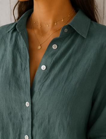Chemise en lin pour femme
