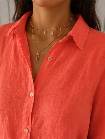 Chemise en lin pour femme