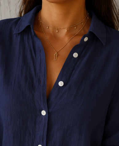 Chemise en lin pour femme