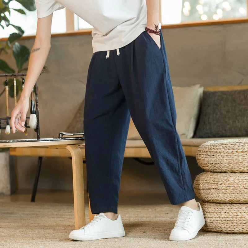 Pantalon en lin pour homme